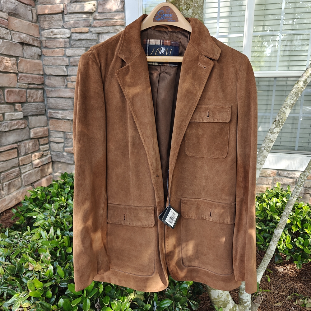 Brown Suede Blazer